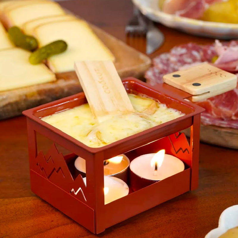 Raclette à la bougie rouge Yeti Cookut