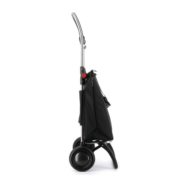 Sac de course pliable à 2 roues bleu anthracite Logic Rolser