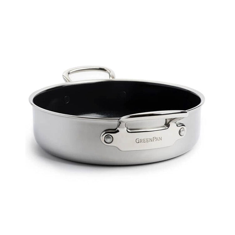 Sauteuse avec couvercle en acier inoxydable de 26 cm Premiere GreenPan