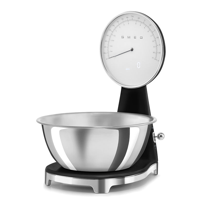 Balance de cuisine Noir Brillant Collezione Smeg