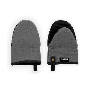 Set de 2 Maniques Gripper Silo Noir Ziczac