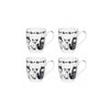 Coffret de 4 tasses en porcelaine de 23 cl Felix Table Passion