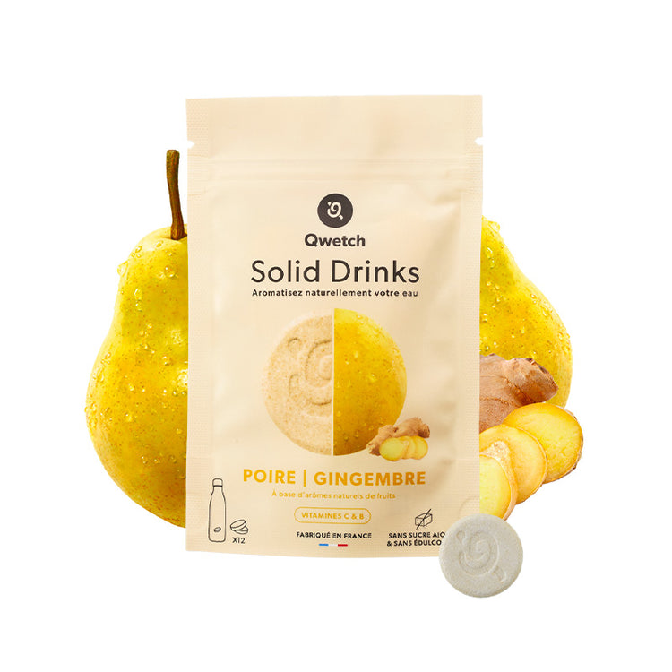 Solid Drinks Poire et Gingembre Qwetch
