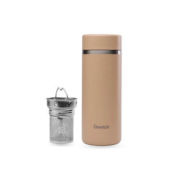Théière isotherme Inox 18/8 filtre à thé 400 ml Qwetch
