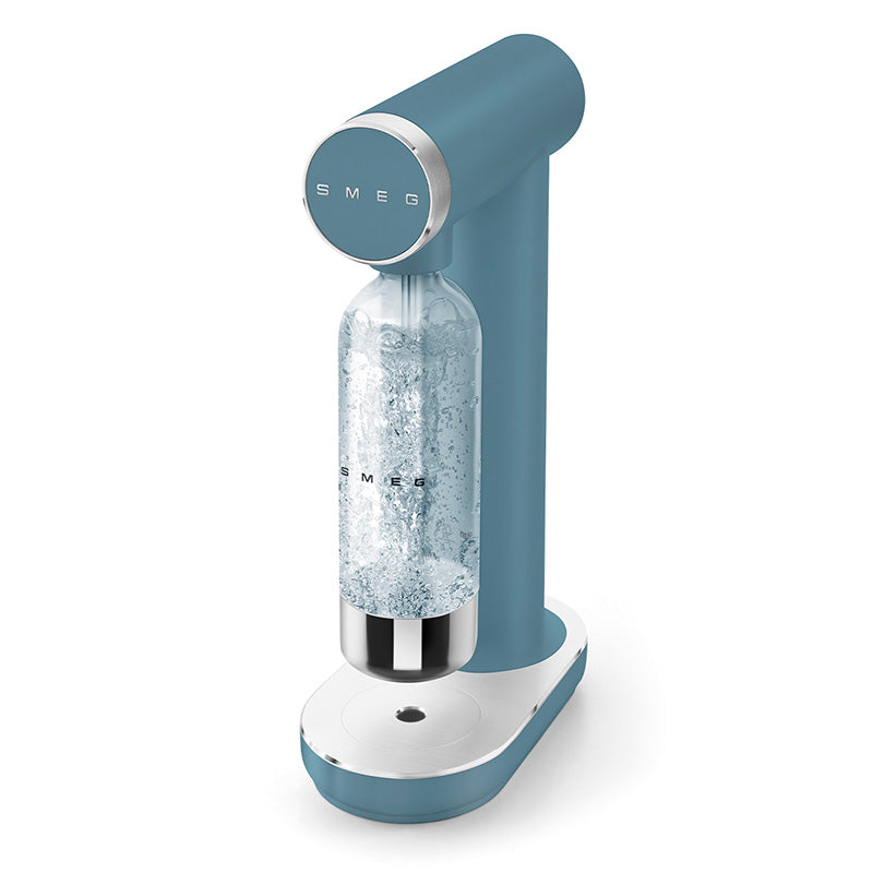 Machine à eau gazeuse Bleu Orage Mat Collezione Smeg