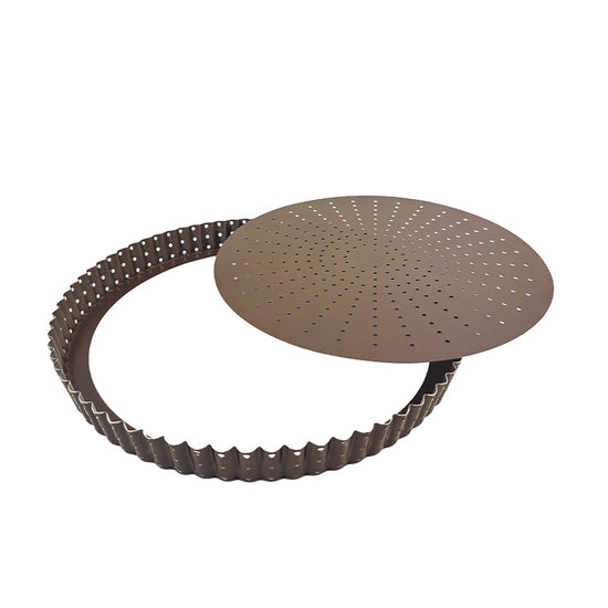 Tourtière cannelée perforée 24cm Gobel