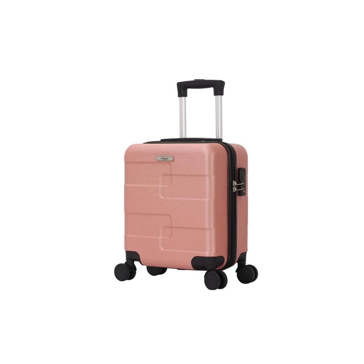 Valise Mini Carrée Cabine Rose Anti-choc 32L Allée du Commerce