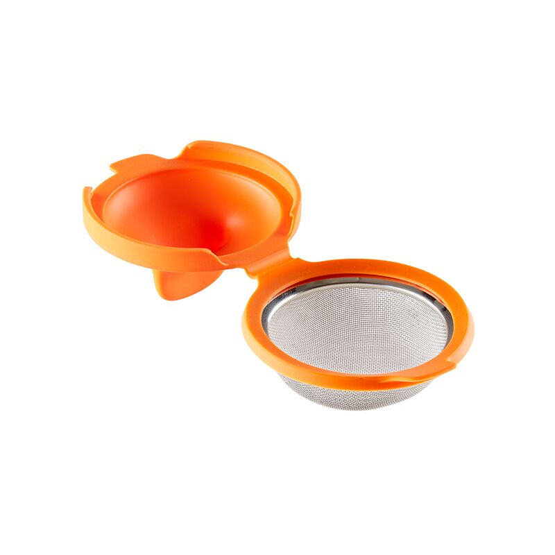 Cuit œuf poché en silicone orange Lékué