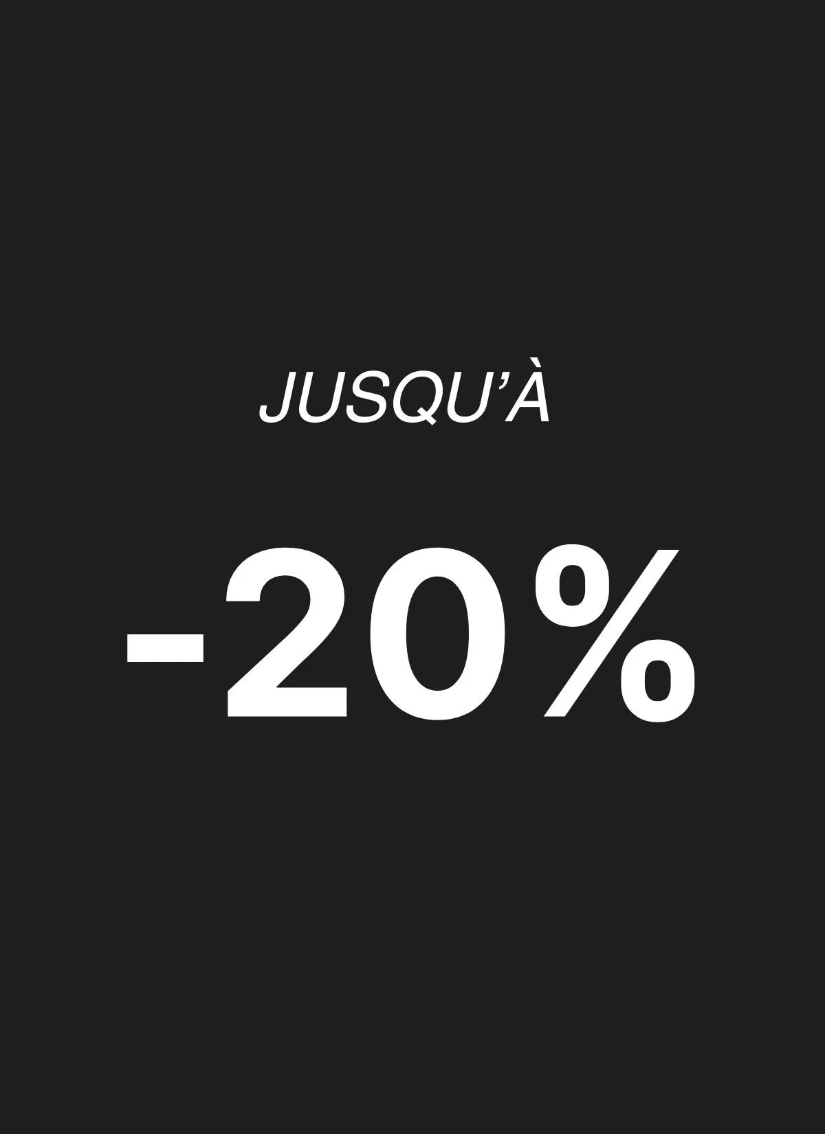 Ventes privées jusqu'à -20%