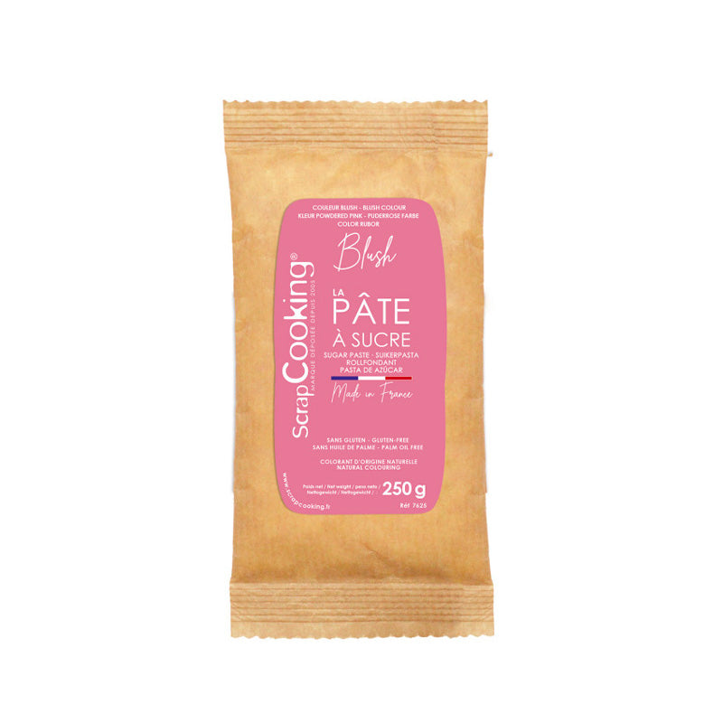 Pâte à sucre 250g blush ScrapCooking
