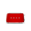 Grille-pain 4 tranches Rouge Années 50 Smeg