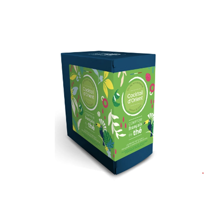 Boîte de 20 sachets de thé vert Cocktail d’Orient Comptoir Français du Thé
