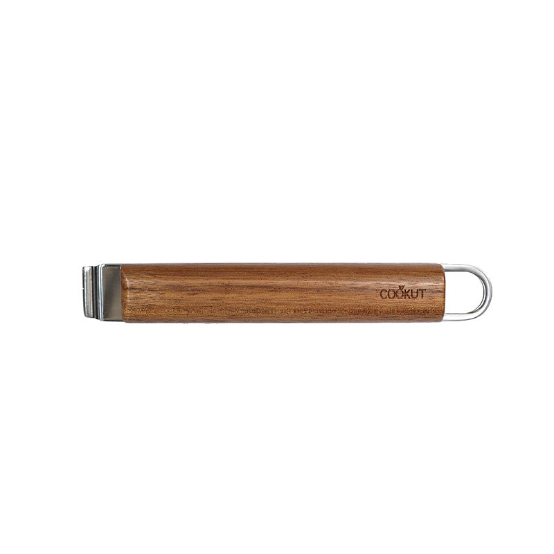 Poignée en inox 18 cm acacia massif La Merveilleuse Cookut