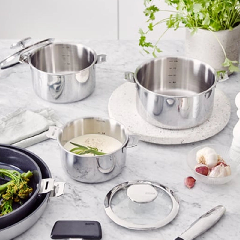 Set 3 casseroles Inox 16 et 20 cm Evolution Beka